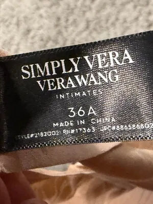 Simply Vera Wang Natural Lift Convertible UW Demi Bra 2182002 Tan Sz. 36A thumbnail 5