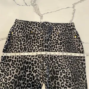 Ladies Michael Kors Snow Leopard Ponte Pants Pull-On Leggings L thumbnail 10