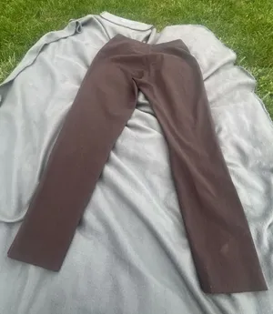 Lauren Ralph Lauren Petite Brown Pull-On Stretch Pants Size 8P thumbnail 7