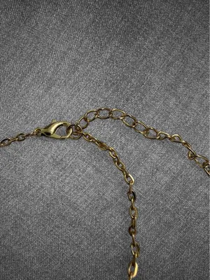 Gold Hamsa Hand Charm Chain Bracelet thumbnail 5