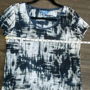 Vera Wang Abstract Tie-Dye Tee - Medium thumbnail 10