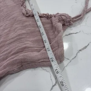 Jens Pirate Booty Tank Top Womens Size Medium Large Muslin Pink Purple Boho thumbnail 4