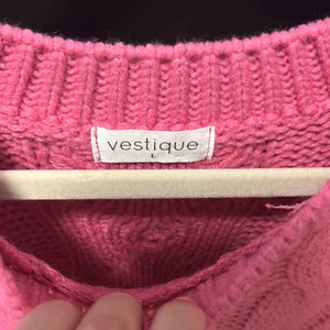 Pink vestique sweater top thumbnail 3