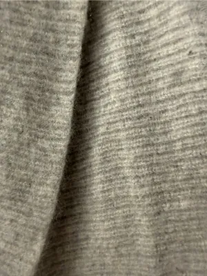 Saks 5th Avenue Light Gray Cashmere Sleeveless Open-Front Cardigan thumbnail 3