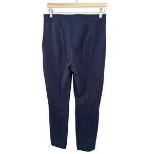 Everlane The Bi-Stretch Work Pant Womens 8 Side Zip Slim Leg Navy Blue Ankle New thumbnail 2