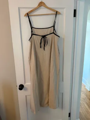 Midi length sundress Tan Size XL thumbnail 2