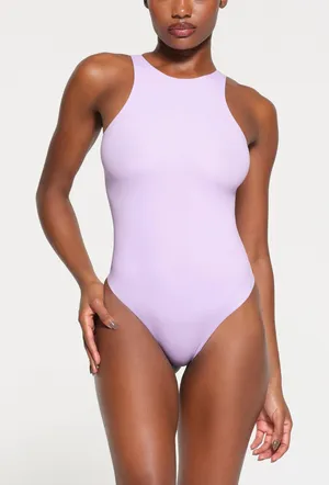 Skims Fits Everybody High Neck Bodysuit Lily Size XS NWT thumbnail 1