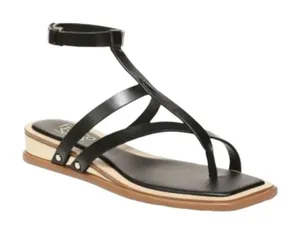 Brand New Franco Sarto Sybil Strappy Faux Leather Sandal Women’s Size 9 thumbnail 1