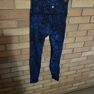 Lululemon Wunder Under Hi-Rise Tight 28” City Lights Multi Black Leggings Size 2 thumbnail 5