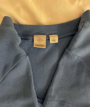 Blue V Neck Shirt thumbnail 3
