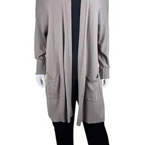 Sejour Nordstrom Open Front Midi Cardigan Sweater Plus Size 1X thumbnail 4