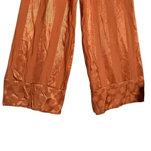 Victoria's Secret Satin Pajama Wide Leg Pants Set Size XS M Striped Loungewear thumbnail 3