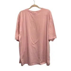 Vintage Tommy Hilfiger Pink Logo T-Shirt XXL‎ 100% Cotton Oversized Y2K Tee thumbnail 2