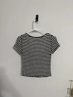 ZARA Striped Top thumbnail 2