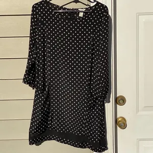 Forever21 Straight Polka Dot Dress thumbnail 2