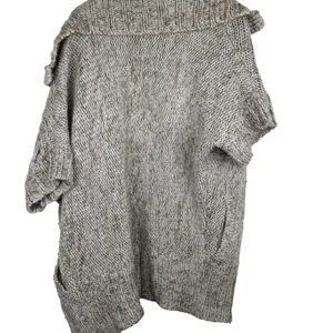 Miss Selfridge Cable Knit Button-Up‎ Chunky Cardigan Women's Size 10 Wool Blend thumbnail 8