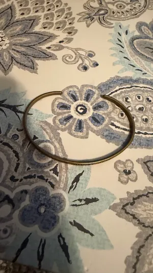 Gold Inspirational Open Cuff Bracelet thumbnail 2