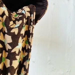 Old Navy NWOT brown/tan/green print clutch 12x7x2‎ thumbnail 7