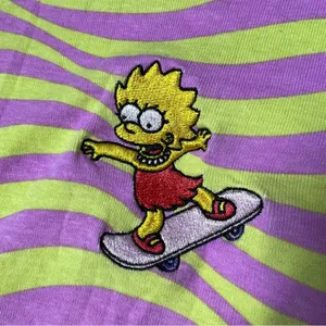 The Simpsons Lisa Simpson Embroidered Ruched Tee thumbnail 4