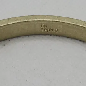 Lia Sophia Cream Rhinestone Bangle Bracelet thumbnail 5