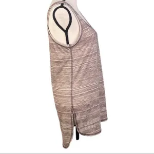 PRANA beige and brown “Kiely Sleeveless Tunic Tank Top” in size Small. EUC thumbnail 4