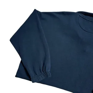 Aerie Black Cotton Blend Cropped Pullover Womens US M thumbnail 7