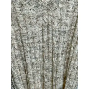 Abercrombie & Fitch Cream Ribbed Knit Long Sleeve Sweater Midi Dress Womens Sz S thumbnail 5
