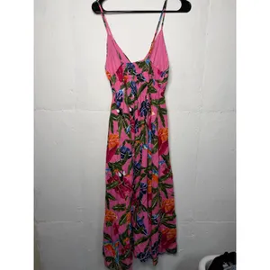 NEW By the River Pink Tropical Floral Maxi Dress Size Medium thumbnail 4