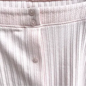 Loft Womens Shirt Pastel Pink Ribbed Square Neck Milkmaid Button Up Size Medium thumbnail 8