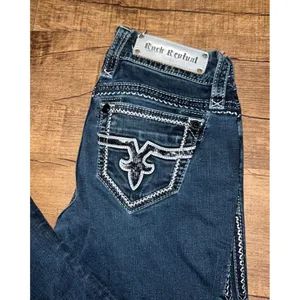 Rock revival bootcut western jeans thumbnail 3