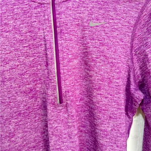 Nike Women's Heathered Purple Quarter-Zip Sweatshirt thumbnail 3