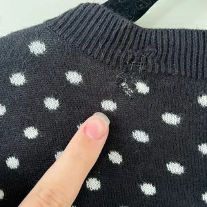 Ralph Lauren Black and White Polka Dot Cardigan thumbnail 4
