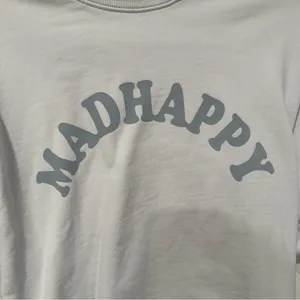 MADHAPPY Light Blue Crewneck Lightweight Sweater XS thumbnail 2