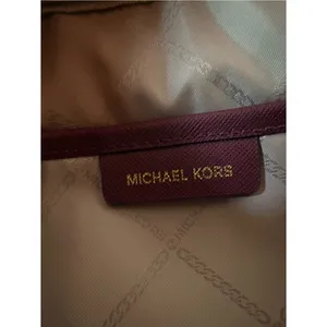 Michael Kors Burgundy Nylon Crossbody Camera Bag Gold Hardware thumbnail 8