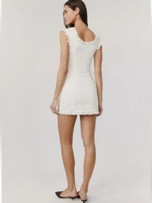 With Jean Lili mini white dress NEW thumbnail 7