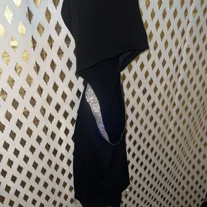 Rhinestone cutout little black dress size S thumbnail 4