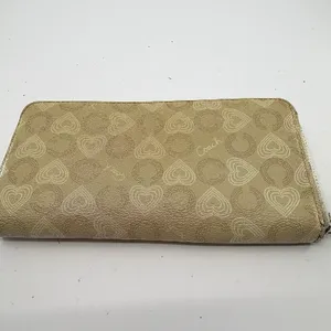 Coach Beige Heart C Coated Canvas Zip Around Wallet thumbnail 3