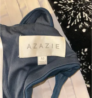 Navy Prom Dress Azazie Blue thumbnail 9
