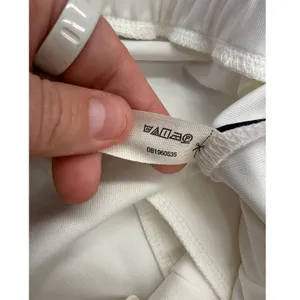 Anthropologie Daily Practice Track Pants Womens L White Navy Wide Leg NWT thumbnail 5