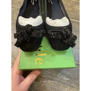 Kate Spade New York Women's Freya Ballet Flat Black Suede Women's‎ Size 7! thumbnail 6