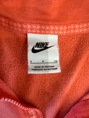 Nike womens Coral Quarter-Zip Pullover Sweater thumbnail 3