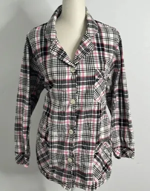 Victoria’s Secret cotton button up pajama blouse. Soft and sexy. Size S. thumbnail 1