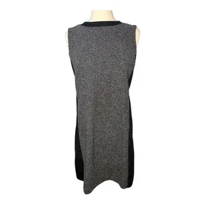Liz Claiborne Shift Dress Womens‎ Large Black Multi Tweed Sleeveless Career NEW thumbnail 3