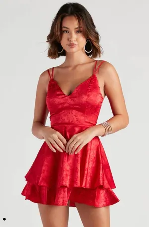 Windsor Red Homecoming Dress thumbnail 1
