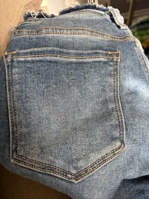 Risen Distressed Straight-Leg Jeans 27 thumbnail 11