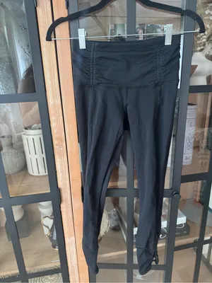 Lululemon runday leggings cropped vintage y2k zipper high rise cinch ankle 7/8 thumbnail 2
