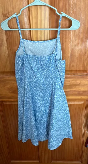 Light Blue Floral Dress thumbnail 1