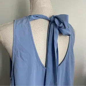 Amanda Uprichard for Le Tote • Light Blue Sleeveless Swing Dress thumbnail 6
