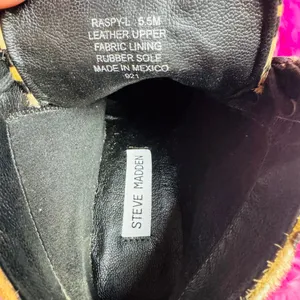 Steve Madden Real Fur Animal Print 5.5 New‎ thumbnail 9