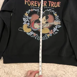 NWT Disney Mickey Mouse Forever True Black Womens Sweatshirt MEDIUM Rhinestone thumbnail 2